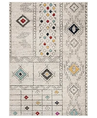 Safavieh Adirondack 206 Light Gray and Aqua 8' x 10' Sisal Weave Area Rug