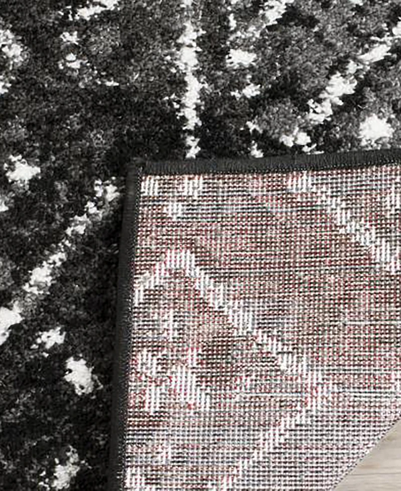 Safavieh Adirondack 111 Black and Silver 8' x 10' Area Rug
