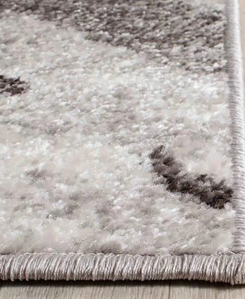 Safavieh Adirondack 121 Silver and Charcoal 8' x 10' Area Rug