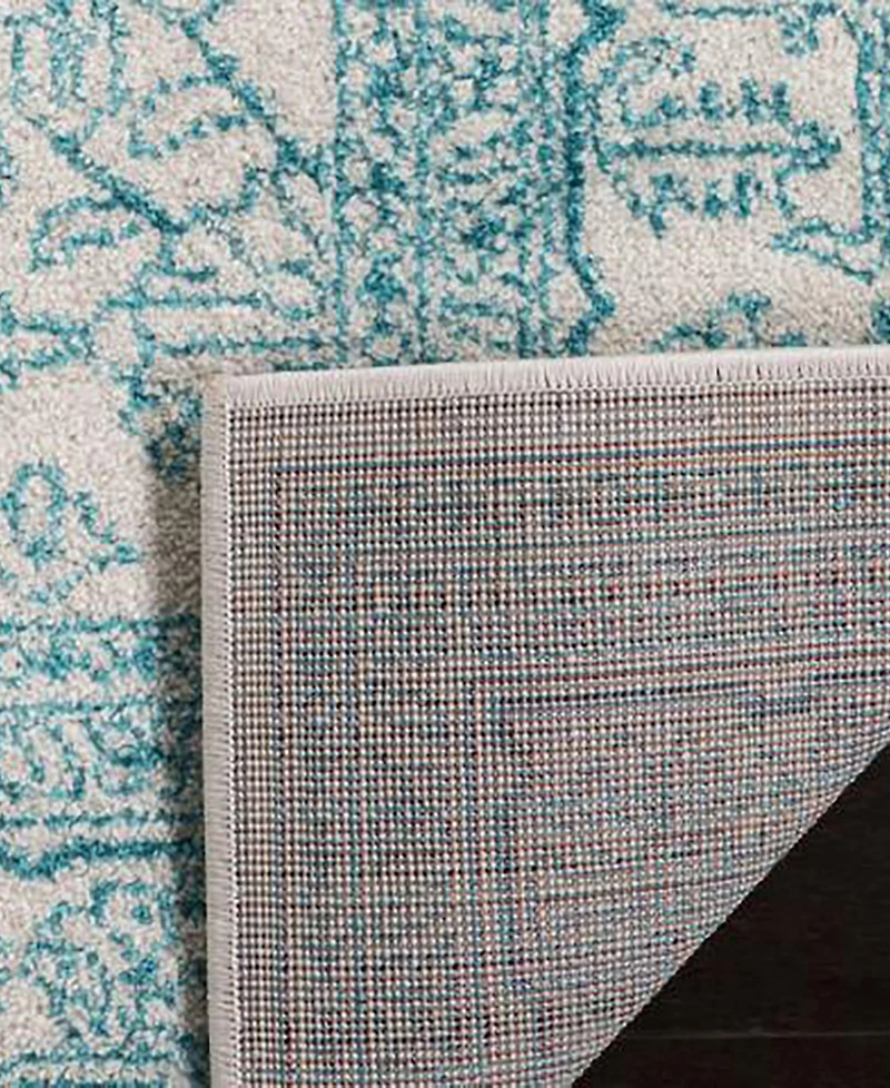 Safavieh Adirondack 108 Ivory and Teal 8' x 10' Area Rug