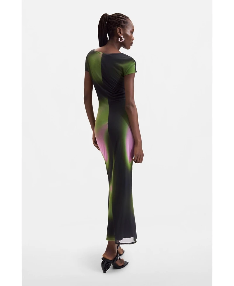 Desigual Women's Gradient tulle dress