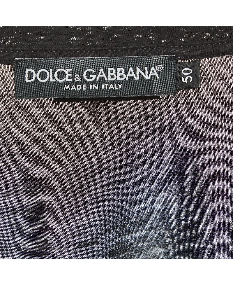 Pre-Owned Dolce & Gabbana Men's Jersey Patchwork T-Shirt