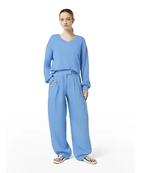 Scotch & Soda Women's Quinn Mid-Rise Pleat Front Pant