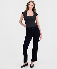 Nautica Women's Straight-Leg Corduroy Pants