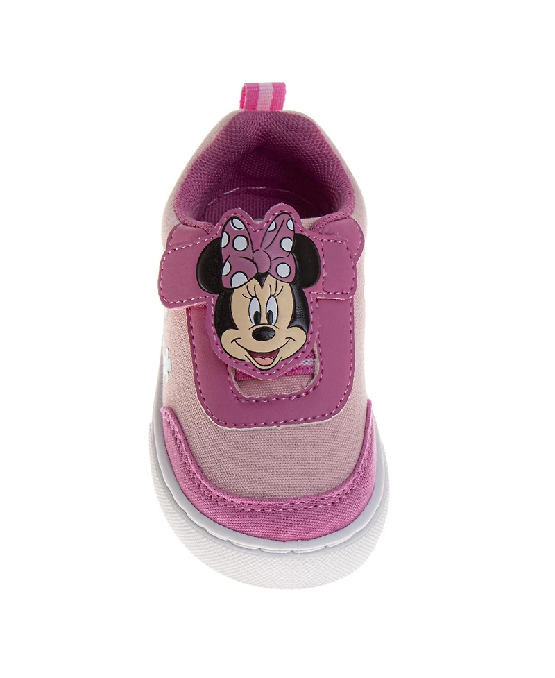 Disney Little Girls Minnie Mouse Design Sneakers
