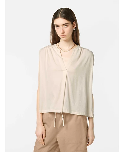 Scotch & Soda Women's Drapey V-Neck T-Shirt