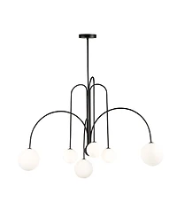 Artcraft Lighting Comet 31.5" Metal 6-Light Chandelier