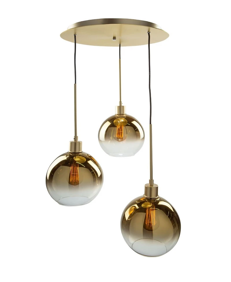 Artcraft Lighting Morning Mist 19.75" Metal 3-Light Pendant