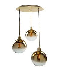 Artcraft Lighting Morning Mist 19.75" Metal 3-Light Pendant