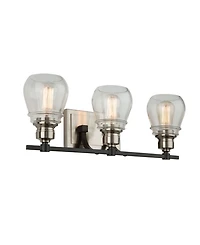 Artcraft Lighting 21.65" Metal 3-Light Bathroom Vanity