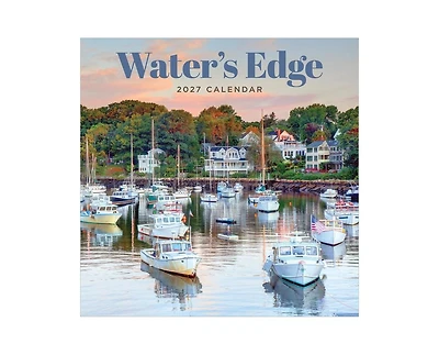 Tf Publishing Paper Goods 2027 Water's Edge Wall Calendar