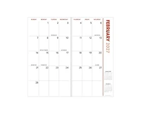 Tf Publishing Paper Goods 2027-2028 Kitty Club Small Monthly Pocket Planner
