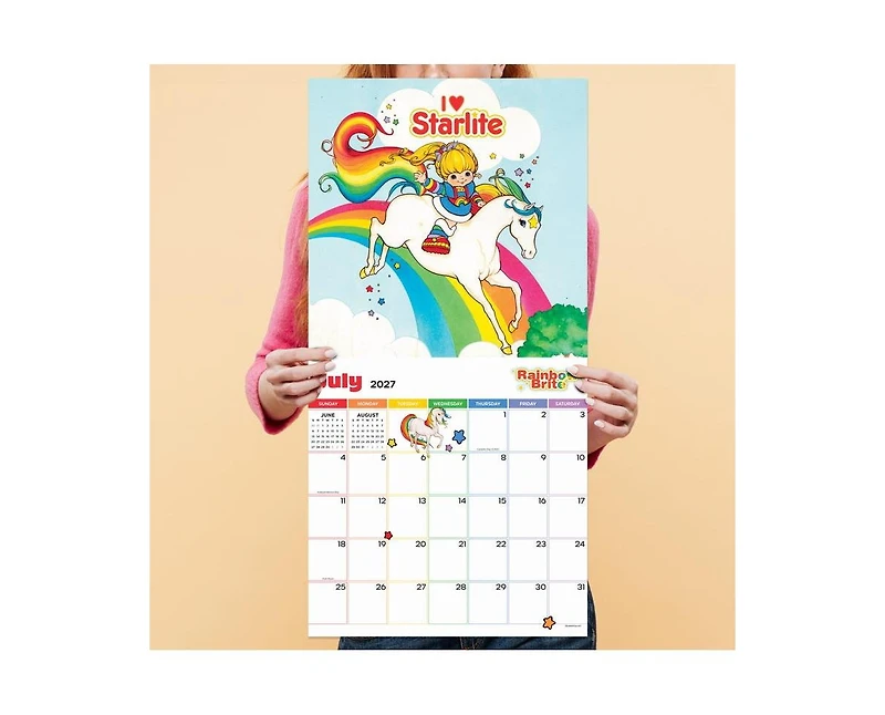 Tf Publishing Paper Goods 2027 Rainbow Brite Wall Calendar