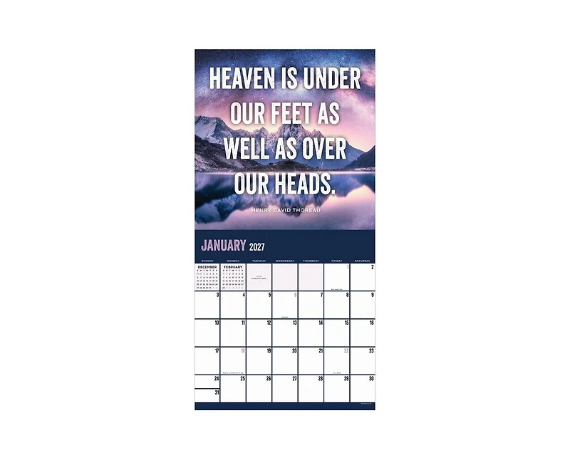 Tf Publishing Paper Goods 2027 Great Outdoors Wall Calendar