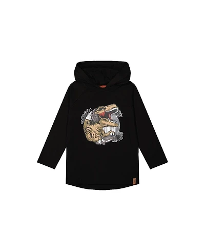 Deux par Toddler Boy 2T- 5T Raglan Hooded T-Shirt