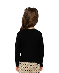 Deux par Toddler Girls 2T- 5T Brushed Rib Crew Neck Top