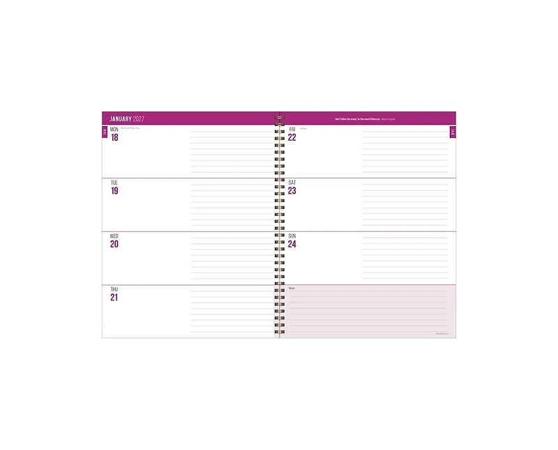 Tf Publishing Paper Goods 2027 Meow the Line Large Weekly Monthly Planner