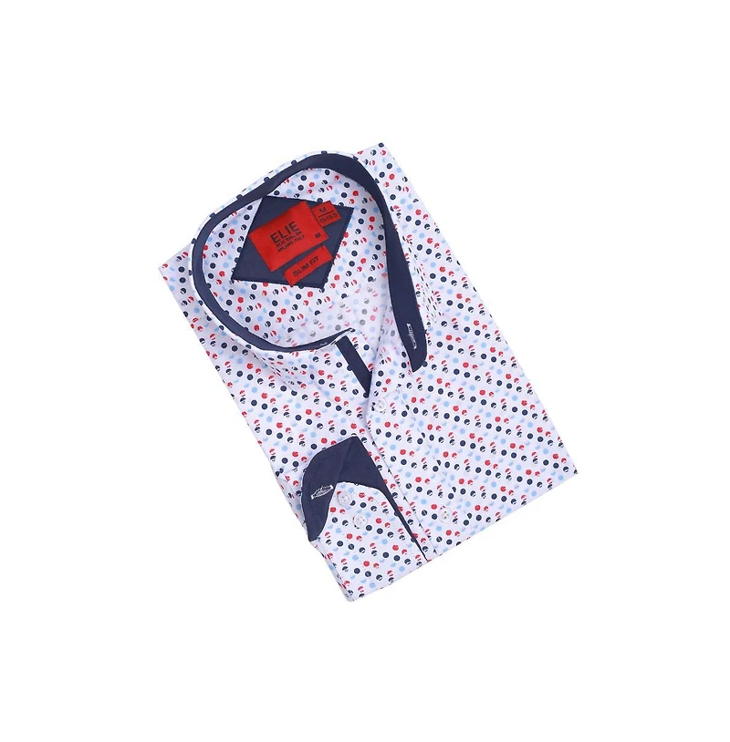Elie Balleh Men's Slim Fit Button-Down Shirt