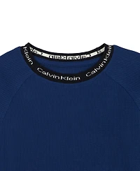 Calvin Klein Boys' 2T-7 Long-Sleeve T-Shirt and Pants, 2-Piece Set