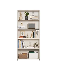 Flynama 68.3 Inch White 5-Tier Wide Anti-Tip Freestanding Open Bookshelf