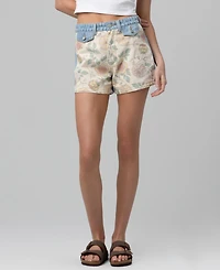 Blank Nyc Women's Blossom High-Rise Shorts