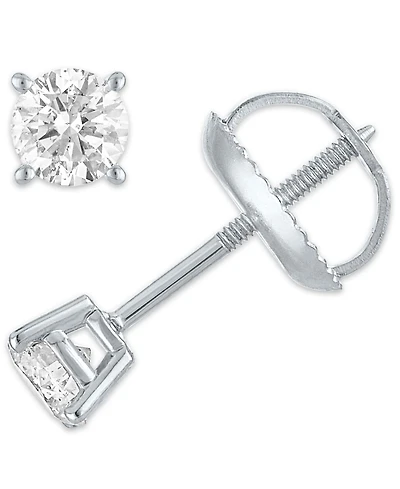Diamond Stud Earrings (1/3 ct. t.w.) 14k Gold or White