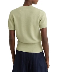 Reiss Women's Anita Wool Crewneck Sweatshirt