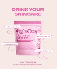 Crushed Tonic Strawberry Soda Pop Collagen Powder