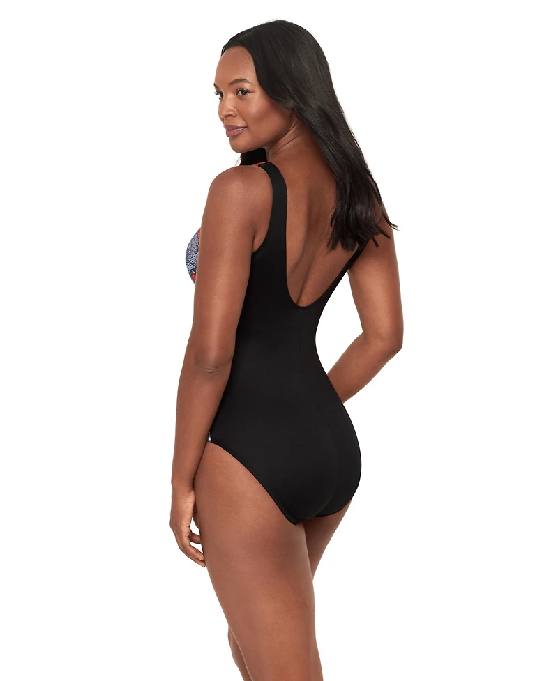 Miraclesuit Women's Steel Magnolias Regatta Soft-Cup One-Piece Swimsuit
