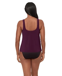 Miraclesuit Women's Rock Solid Atria Pull-On Tankini Top