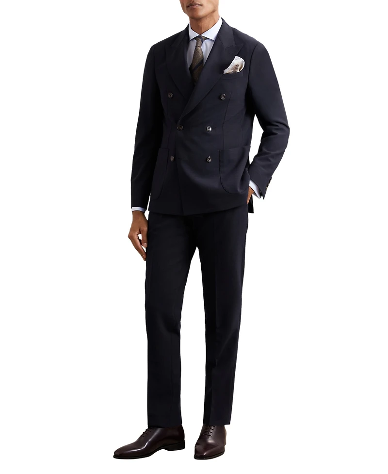 Reiss Men's Belmont Textured Weave Mixer Pants
