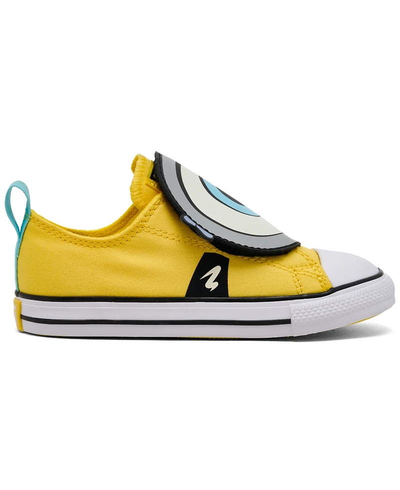 Converse Toddler Kids' Chuck Taylor All Star Minions EasyOn Ox Fastening Strap Lifestyle Sneakers from Finish Line