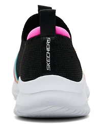 Skechers Little Girls Ultra Flex 3.0 - Rainbow Speed Lifestyle Sneakers from Finish Line