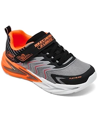 Skechers Little Kids' S Lights: Flex-Glow Ultra - Prism-Pacer Fastening Strap Light-Up Lifestyle Sneakers from Finish Line