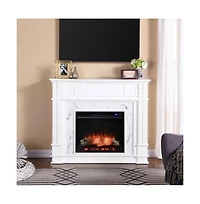 Augusta Home Highgate Electric Criss-Cross Media Fireplace