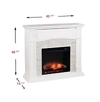 Augusta Home Seneca Electric Touch Screen Media Fireplace