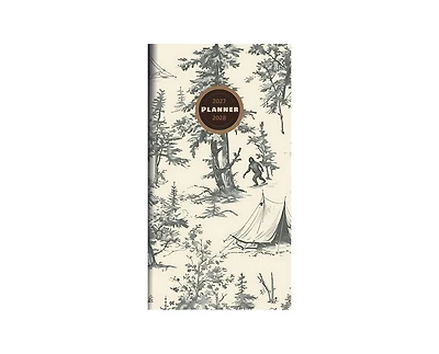 Tf Publishing Paper Goods 2027-2028 Trail Timber Small Monthly Pocket Planner