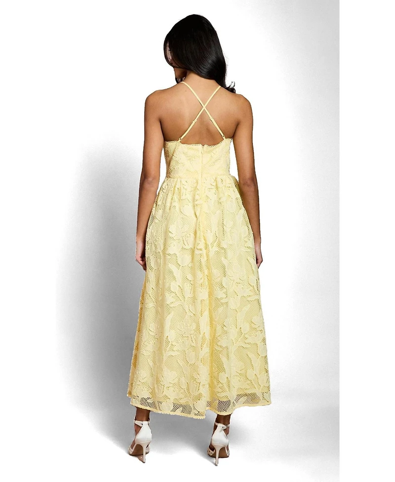 Coast Women's Halterneck Lace Midi Dress