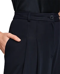Donna Karan New York Women's Pleated Zip-Fly Pants