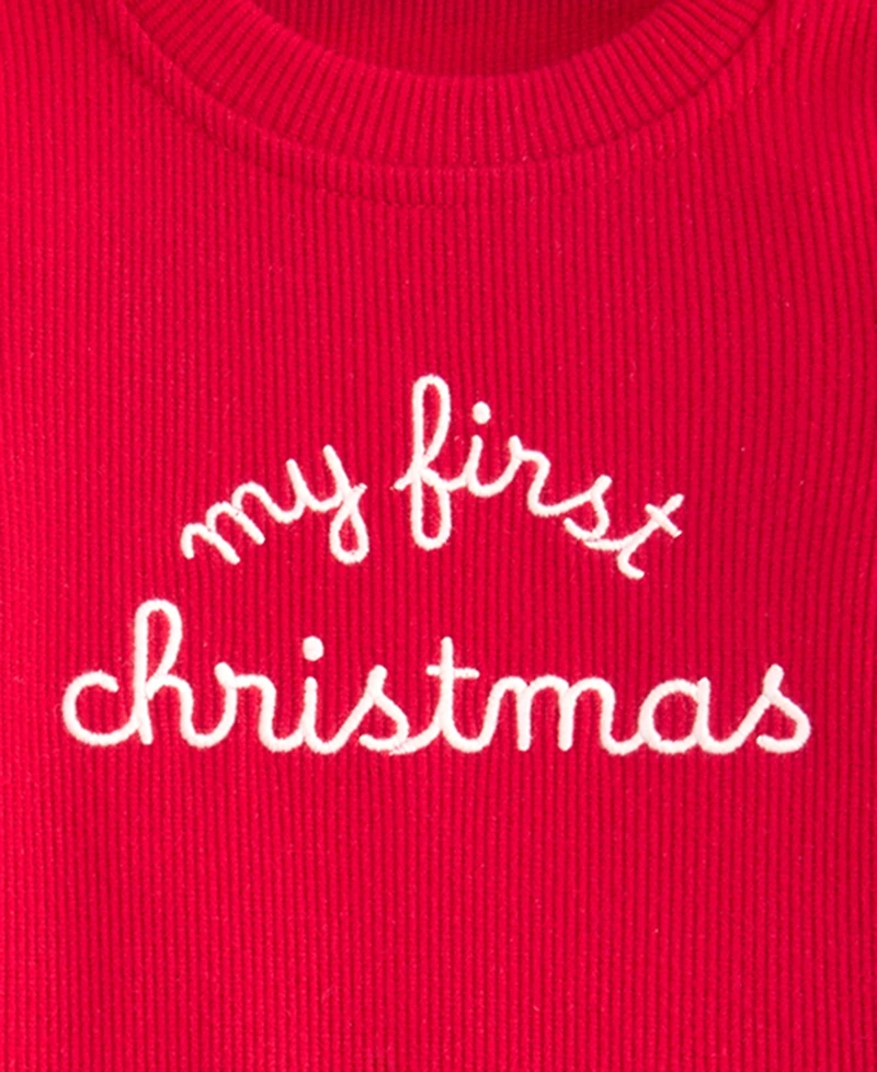 First Impressions Baby 0M-24M My Christmas Coverall, Macy's Exclusive