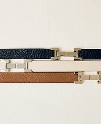 Reiss Women's Leather Square Hinge Belt