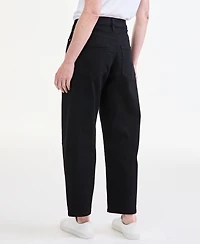 Style & Co Women's High-Rise Barrel Relaxed Fit Jeans, Macy's Exclusive