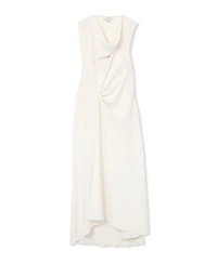Reiss Women's Dorota Drape Detail Midi Dress