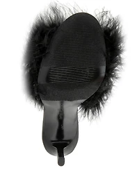 Christian Siriano Women's Jaziely Feather High Heel Sandal