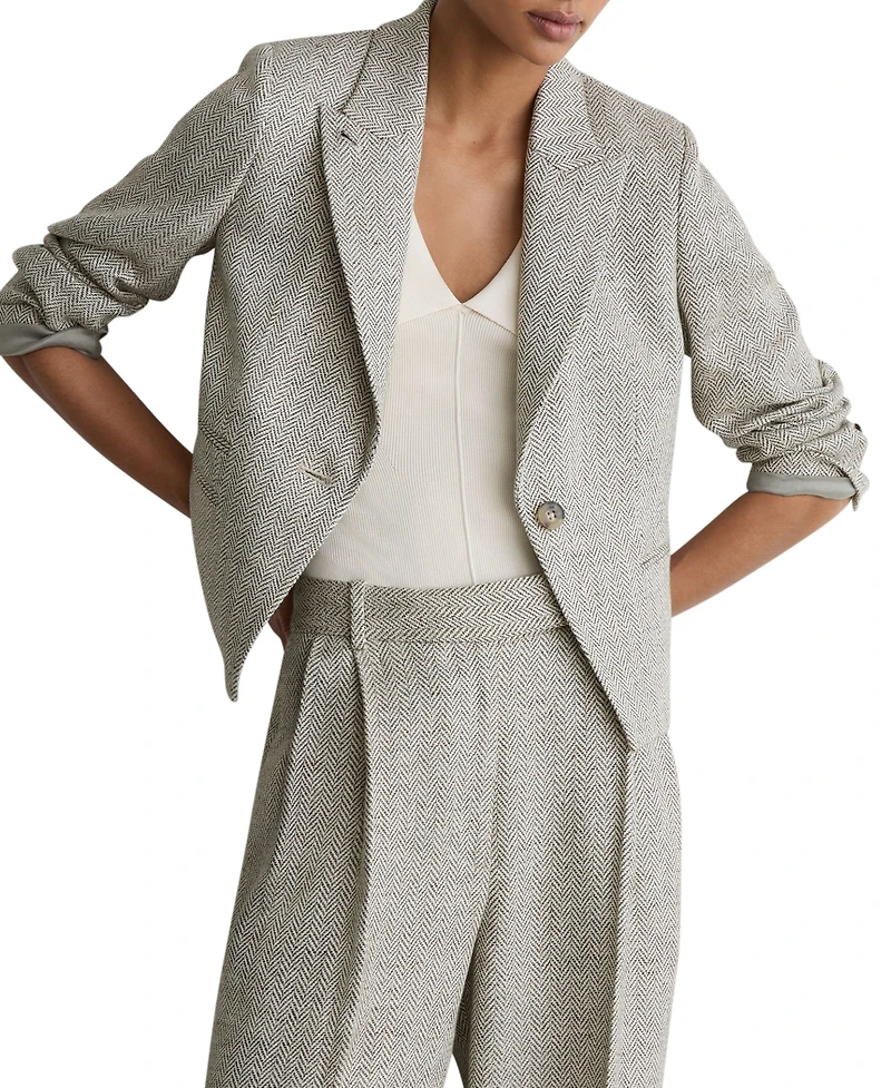 Reiss Women's Ezra Sb Texture Jacket