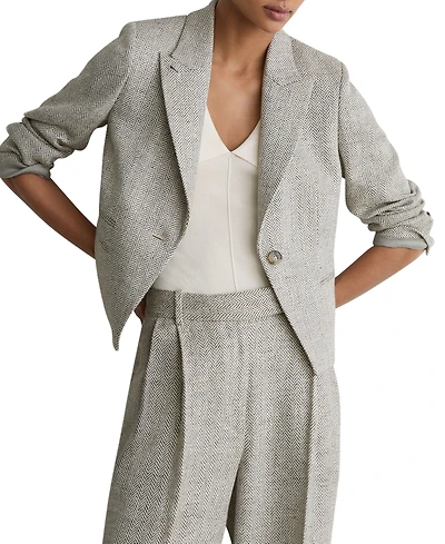 Reiss Women's Ezra Sb Texture Jacket