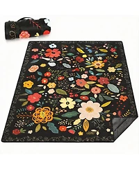 Aofar Picnic Blanket Waterproof Boho Beach Mat Windproof Sandproof Portable Outdoor Camping