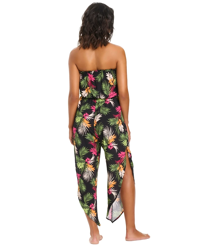 Bar Iii Women's Havana Heat Tube Swim Cover-Up Jumpsuit, Macy's Exclusive