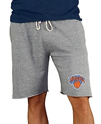 Concepts Sport Men's Gray New York Knicks Mainstream Terry Shorts