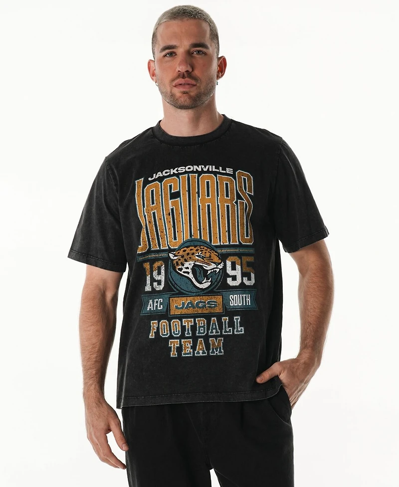 The Wild Collective Men's and Women's Black Jacksonville Jaguars Band T-Shirt